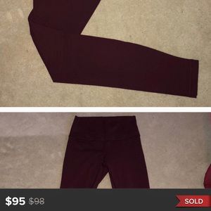 Wunder Under Lululemon HighRise Leggings